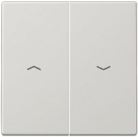 Лицевая панель Jung LS990 для 2-кл. выключателя жалюзи серый картинка